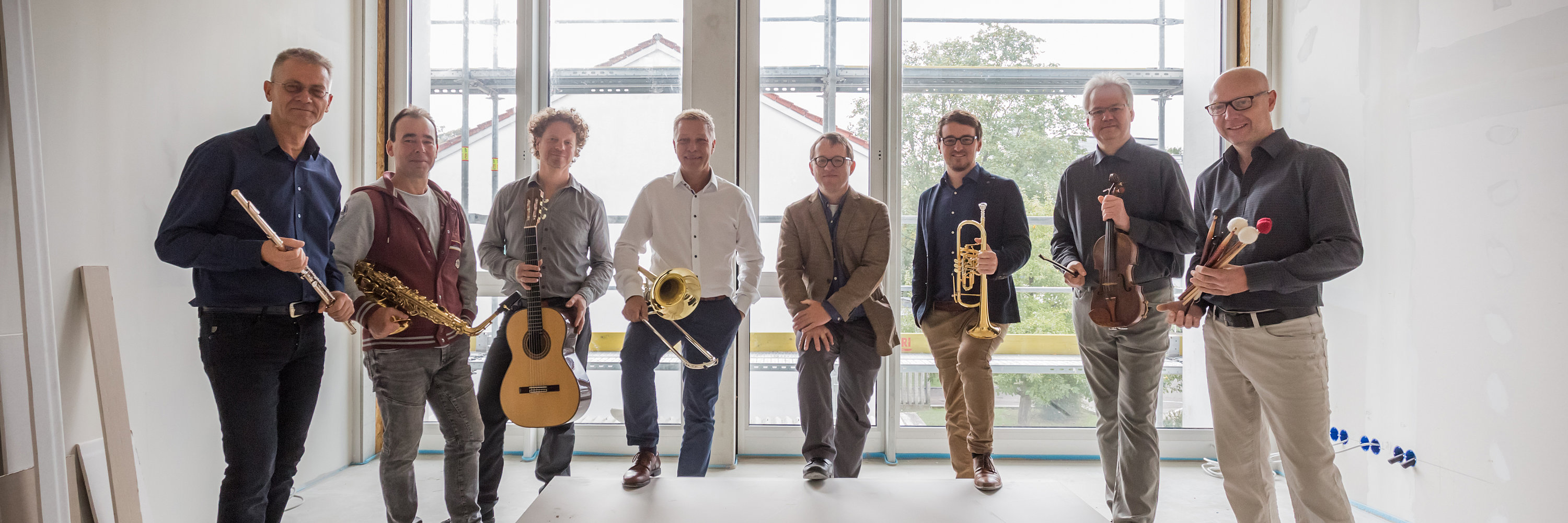 Lehrer der Musikschule. Foto: Philipp Röger für die Stadt Günzburg