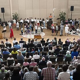 Am 7. Mai hatten die Kleinsten der Günzburger Musikschule bei dem Konzert „Eine kleine Knirpsmusik“ ihren großen Auftritt. Foto: Musikschule Günzburg