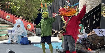 Video Konzert "Der kleine Drache Klarisax". Foto: Herbert Seitz